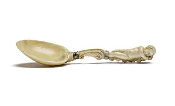 court spoon ivory